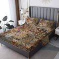 Bohemian Sheets Twin Size Bed, Oriental Ethnic Pattern Bedding Sheets