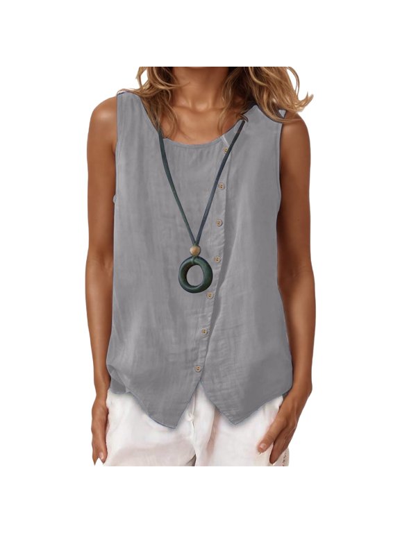 Boat Neck Tank Tops (Women's Big & Tall)
