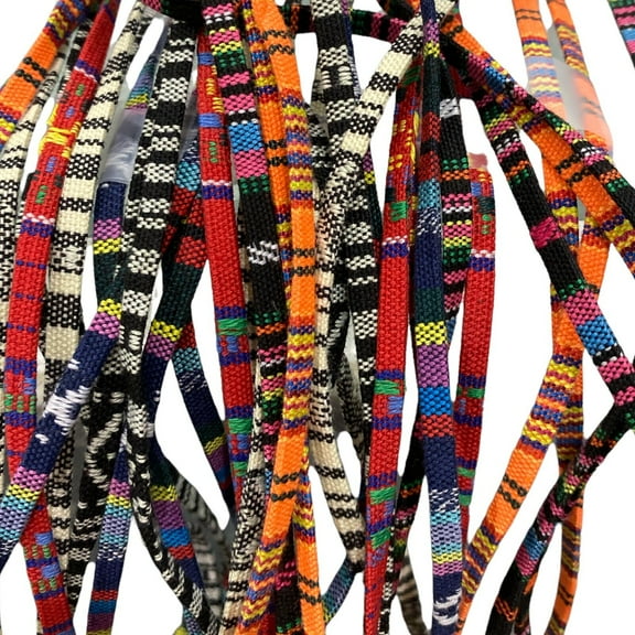 Bohemian Strings Shoelaces Flat 45" Makes any shoe look Great! Cool Color Combo (MPN:Bohemian Pink;)
