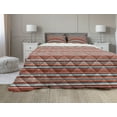 thumbnail image 1 of Bohemian Stripe Comforter & Sham Bedding Set, Tribal Traditional Ornamental Folk Clothes Looking Design Eastern Print, 3 pcs Duvet Set Microfiber Filling Quilt, 5 Sizes, Multicolor, by Ambesonne, 1 of 4