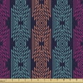thumbnail image 1 of Ambesonne Bohemian Fabric by the Yard Upholstery, Modern Boho Vivid Design, 5 Yards, Hot Pink Aqua, 1 of 5