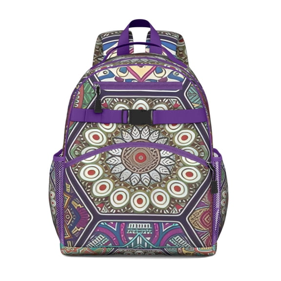 Bohemian Style Boho Chic Daypack - Adjustable Breathable Straps for Students