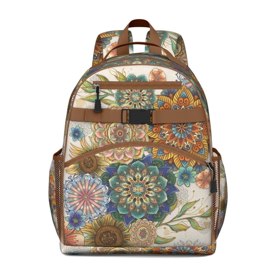 Bohemian Style Boho Chic Daypack - Adjustable Breathable Straps for Teens