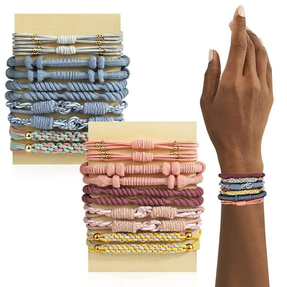 Bohemian Style Bracelet Jewelry Set with Exquisite Hair Rope Accessories for Women