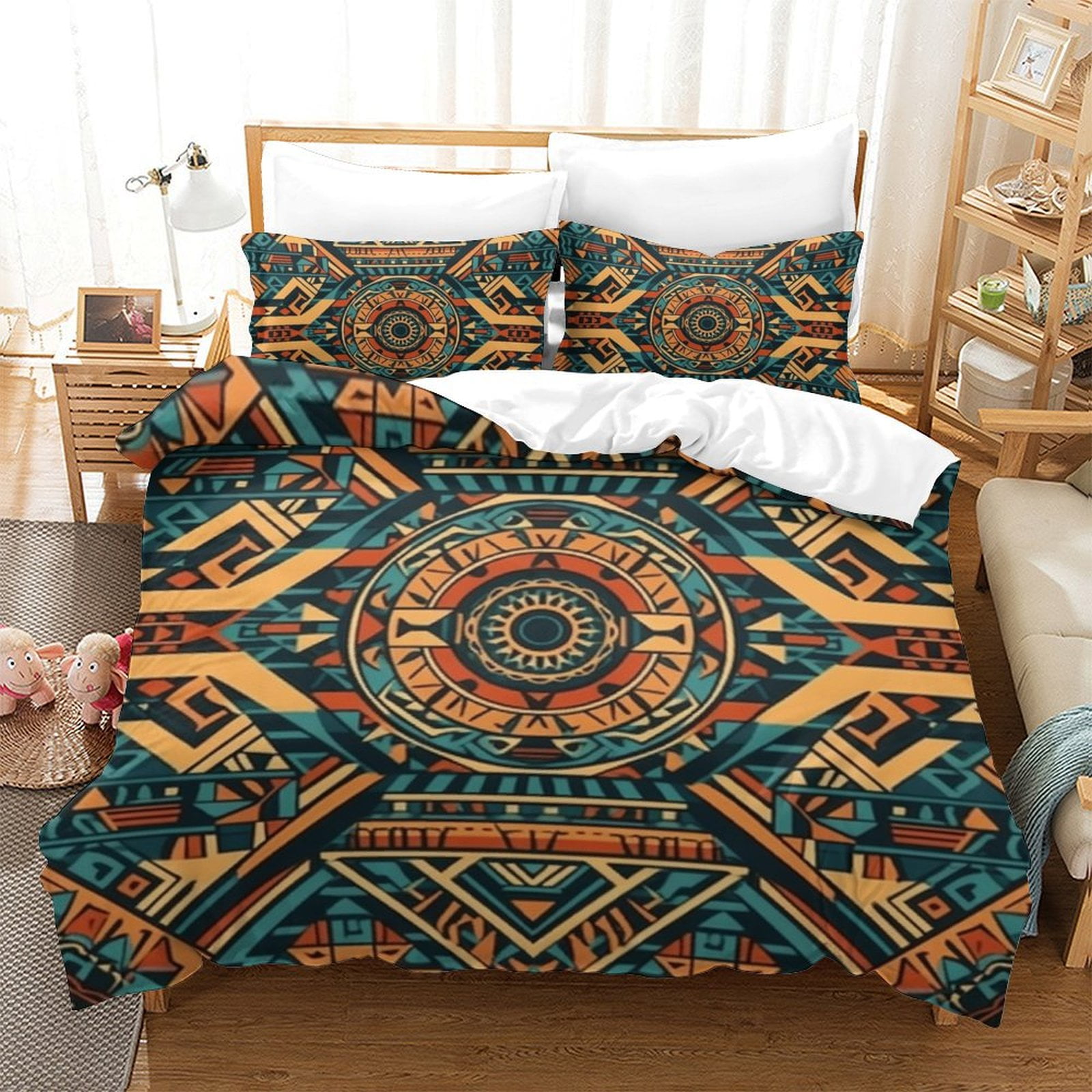 Bohemian Style Duvet Cover Set Teen Adult Fashion Bedroom Decor Home