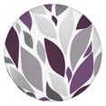 thumbnail image 1 of Bohemian Style Floral Print Round Tablecloth - Elastic Hem Fits 52 to 56 Inch Tables - Vibrant Table Cover for Dining Room Kitchen Decor, 1 of 7