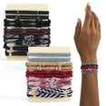 thumbnail image 1 of Bohemian Style Hair Rope Bracelet Set Handmade Exquisite String Jewelry for Women Personal Accessories 2PCS, 1 of 4