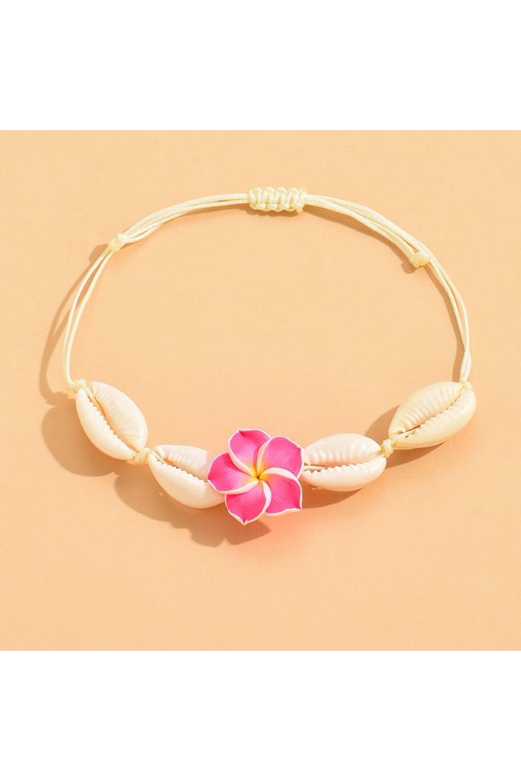 Bohemian Style Handmade Knotted Shell Anklet