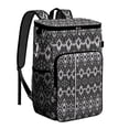 thumbnail image 1 of Bohemian Style Insulated Cooler Backpack - 20L Soft Cooler Bag, Boho Chic Design for Outdoor, 1 of 6