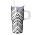 thumbnail image 1 of Bohemian Style Insulated Cup 20oz with Lid and Straw - Stainless Steel Double Wall Vacuum Travel Mug, Leakproof Thermal Tumbler, 1 of 5