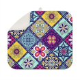 thumbnail image 1 of Bohemian Style Kitchen Dish Drying Mat 16x18 Inch Washable Reusable Microfiber Super Absorbent Dish Drainer Pad for Home and Coffee Bar, 1 of 7