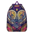 thumbnail image 1 of Bohemian Style Paisley Backpack, Durable Lightweight Daypack for School College, Laptop Bag with Multiple Pockets, Perfect Gift Idea, 1 of 5