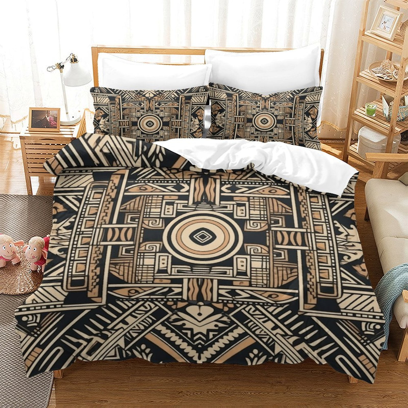 Bohemian Style Quilt Cover Set Duvet Cover Pillowcase Teenager Adult ...