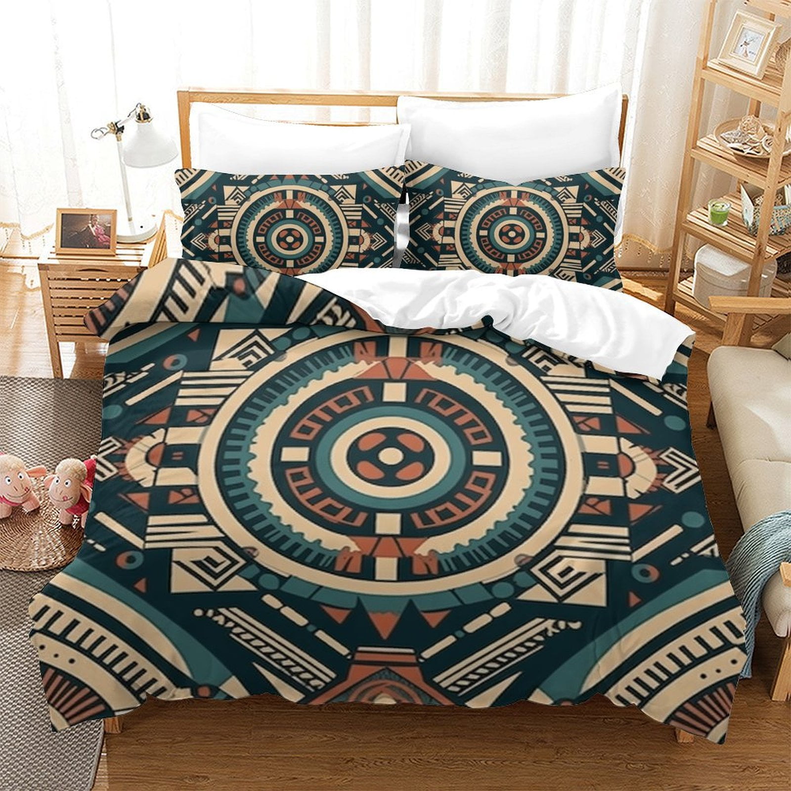 Bohemian Style Quilt Cover Set Duvet Cover Pillowcase Teenager Adult