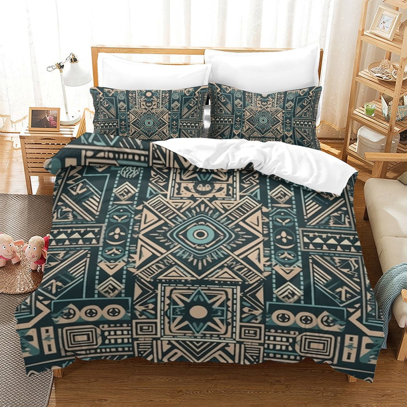 Bohemian Style Quilt Cover Set Duvet Cover Pillowcase Teenager Adult