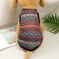 thumbnail image 1 of Bohemian Style Summer Dog Vest Ultrathin Cheap Dog Clothes for Small Dogs Puppy Cat T-Shirt Chihuahua French Bulldog Pet Costume Ethnic Style 04 XXL, 1 of 4