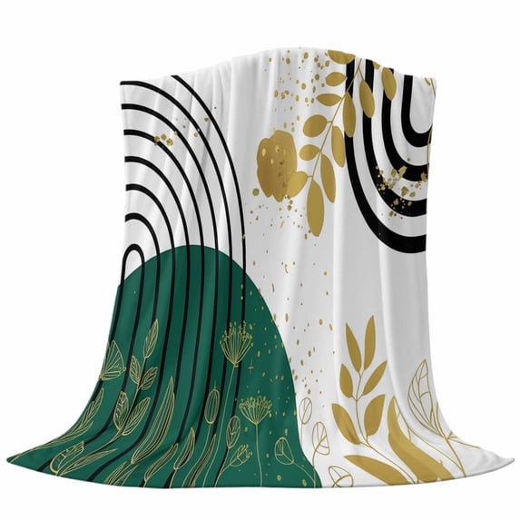 Boho chic master bedroom with warm wood tones with rattan textures