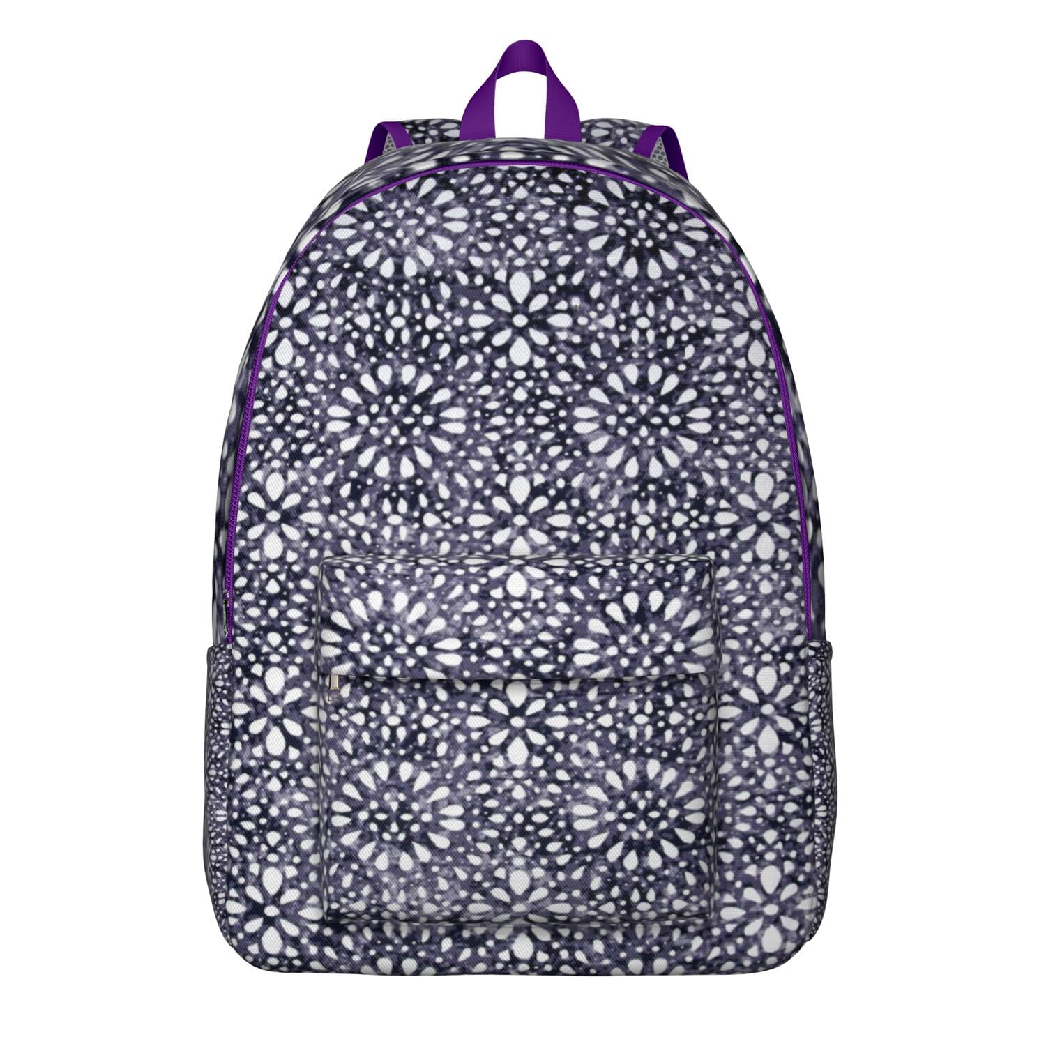 Bohemian Style Travel Backpack for Women, Durable Laptop Daypack with Colorful Tribal Print and Multi-Pocket Design