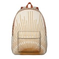 thumbnail image 1 of Bohemian Style Unisex Backpack: Spacious Boho Bookbag with Front Pocket for High School, College, Work Commute, Travel, Vacation, Stylish and Practical, Great Gift, 1 of 5