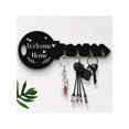 Bohemian Style Wooden Key Rack, Wall-Mounted Key Chain Holder with ...