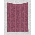 thumbnail image 1 of Bohemian Tapestry, Ethnic Middle Eastern Swirly Floral Bouquets Motifs Baroque Influences, Wall Hanging for Bedroom Living Room Dorm Decor, 60W X 80L Inches, Mauve Taupe Eggplant, by Ambesonne, 1 of 2