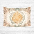 thumbnail image 1 of Bohemian Tapestry Wall Hanging,Boho Sun Neutral Botanical Tapestries for Living Room Bedroom Decor,Boho Wall Art, Photography Background,80"x60", Earthy Tones, 1 of 6