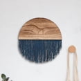 thumbnail image 1 of Bohemian Tapestry Wall Home Decor Wedding Geometric Art Macrame Wall Hanging Dark Blue, 1 of 10