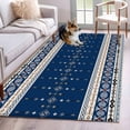 thumbnail image 1 of Bohemian Texture Area Rugs 3x5 ft Abstract Geometric Retro National Ethnic Tribal Washable Rug Non Slip Indoor Carpet Absorbent Floor Mat for Living Room Bedroom Dining Room, 1 of 9