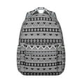thumbnail image 1 of "Bohemian Travel Backpack – Tribal Floral Pattern, 17 Inch Laptop Compartment, Spacious for Campus & Daily Use", 1 of 6