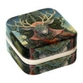 thumbnail image 1 of Bohemian Travel Portable Square Jewelry Box Organizer Earring Necklace Bracelet Holder Decorative Display Case Stand Storage Box, 1 of 6