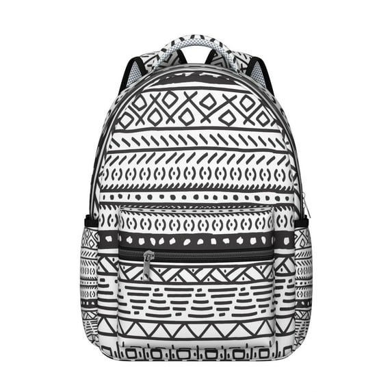 Bohemian Tribal Print College Pack - 17" Laptop Compartment | Perfect Campus Companion