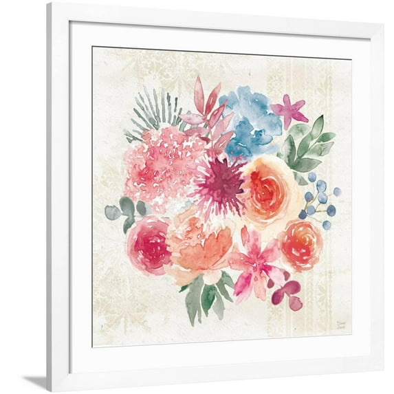 Art.com Bohemian Vibes V Art Print by Dina June, White Frame Wall Art, 38" x 38"