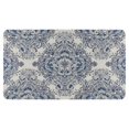 thumbnail image 1 of Bohemian Vintage Blue Flowers Door Mat Welcome Door Mat for Front Door, Home Entrance, Yard, Floor, Patio, Non Slip Spring Summer Welcome Mat Indoor Outdoor Doormat 0"*", 1 of 6