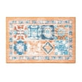 thumbnail image 1 of Bohemian Vintage Series Area Rug, Ethnic Style Washable Non-Slip Rug, 2 x 3 ft, Orange, 1 Pack, 1 of 4