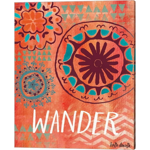 Bohemian Wander by Katie Doucette, Canvas Wall Art, 16W x 20H