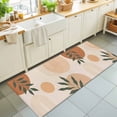 thumbnail image 1 of Bohemian Washable Runner Rugs 2'x6', Abstract Green Leaf Beige Lines Circle Geometric Art Washable Runner Rug Non-Slip Sturdy Edge Binding Carpet for Bedside Hallway Runner Kitchen Galley, 1 of 9