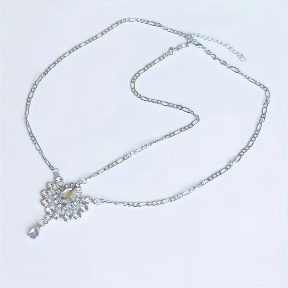 Bohemian Water Drop Forehead Chain - Elegant Hair Accessory for Women