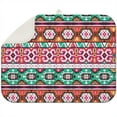thumbnail image 1 of Bohemian floral dish drying mat 18x24 Inch made from microfiber, reusable and absorbent, great for daily drying and kitchen protection, 1 of 5
