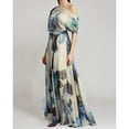 thumbnail image 1 of Bohemian resort style tie-up Lolita full skirt printed dress, 1 of 5