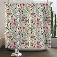 thumbnail image 1 of Bohemian style Shower Curtains Mandala Boho Flowers and Plants Printing Bathroom Curtains Waterproof Polyester Bath Curtain, 1 of 5