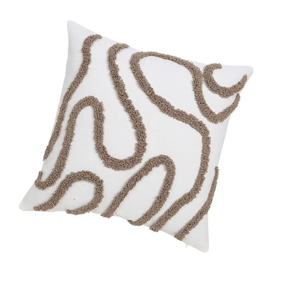 Bohemians Throw Pillow Case Tufted Geometrics Patterns Polyester Fabric Pillowcase Concealed Zippers Closure