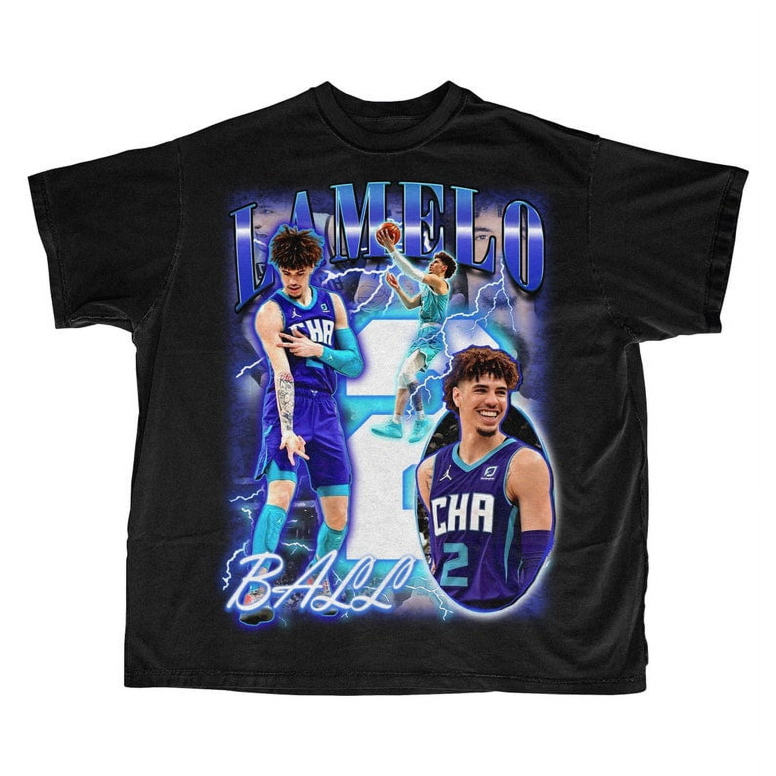 Bohi Blie-WM161 NEW BRAND, team t-shirts, LaMelo Ball "Number 2" T ...
