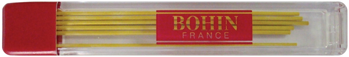 Crayon à Papier Mécanique Bohin – 0.9mm, Mine Céramique Blanche, Pour Tissu (non Absorbant)