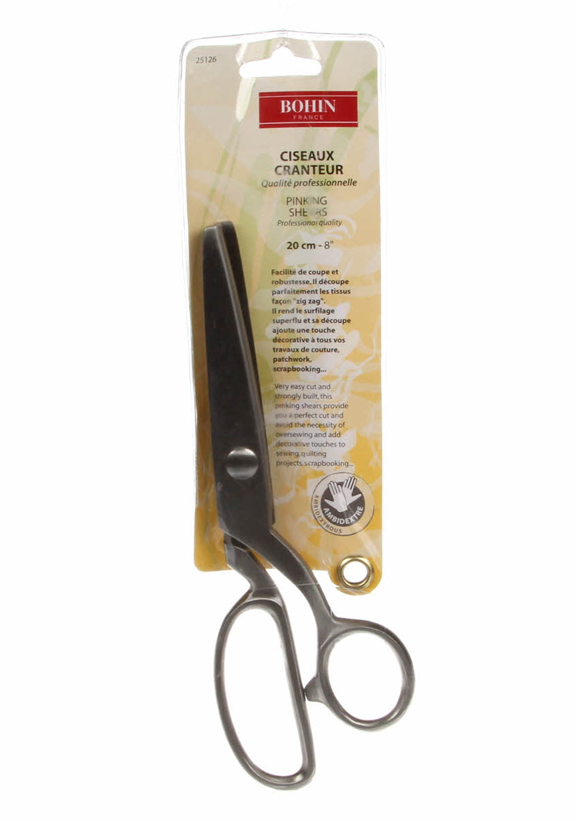 Bohin 8 Inch Professional Quality Pinking Shears