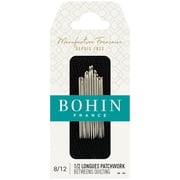 BOHIN Betweens Hand Sewing Needles for Quilting Assorted Sizes 8/12 Big Eye