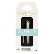 Bohin Self Threading Needles Assorted Sizes 3 & 8 - 6pk