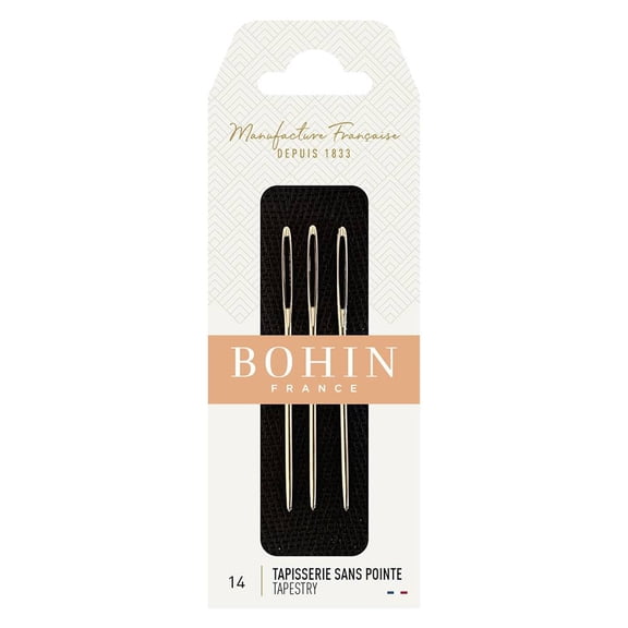 BOHIN Tapestry Hand Sewing Needles Size 14