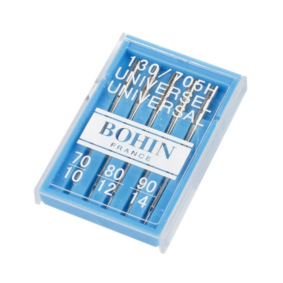 Bohin Universal Flat Shank Sewing Machine Needles Assorted Sizes 70/90 5ct