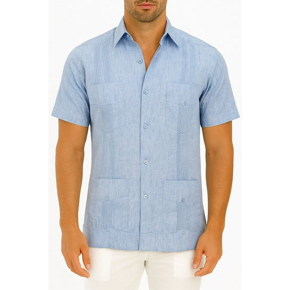 Bohio Linen Blend Short Sleeve, Button-Up Shirts Men's