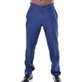 thumbnail image 1 of Bohio Men's 100% Linen Casual Summer Flat Front Pants in (5) Colors - MLP50, 1 of 8